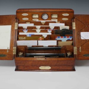 9067 Parkins & Gotto An exceptional Large Victorian Oak Stationery Cabinet C 1860