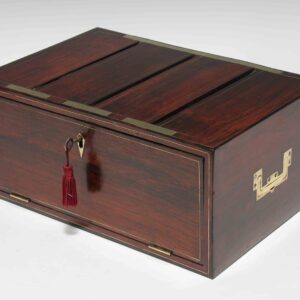 9150 Ex Castlewellan a William 1V Rosewood Incoming Post and Petition Box C 1830